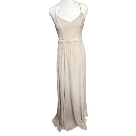 Show Me Your Mumu Godshaw Goddess Gown Dress Show Me The Ring Crisp NEW - Picture 3 of 9